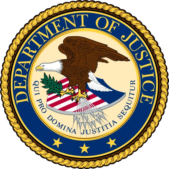 United States Department of Justice official seal